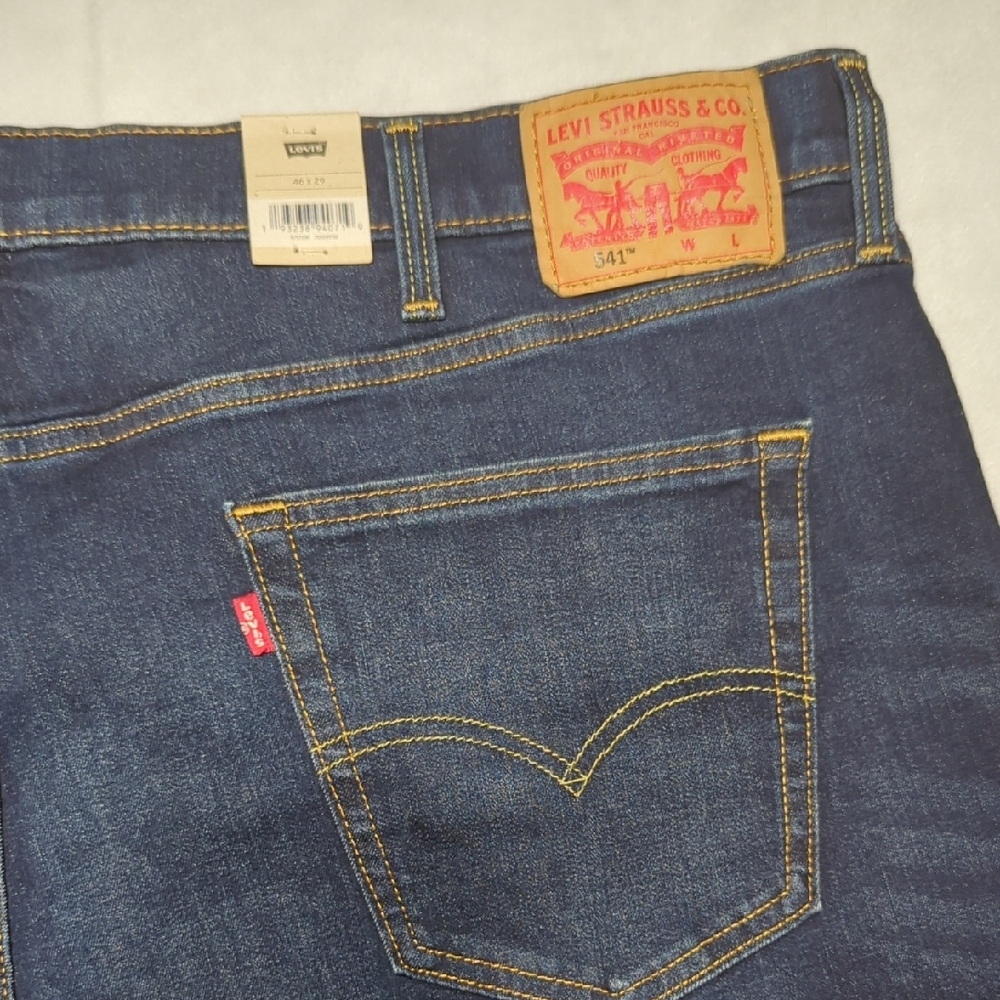 NEW Levi's‎ 541 Athletic Tapered Dark Blue Mens Jeans Size 46